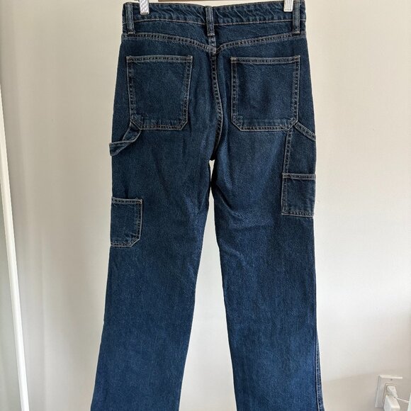 Zara Blue Workwear Jeans - Picture 2 of 4